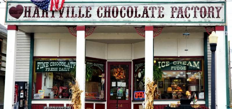 Hartville Chocolate Factory storefront