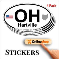Hartville OH stickers